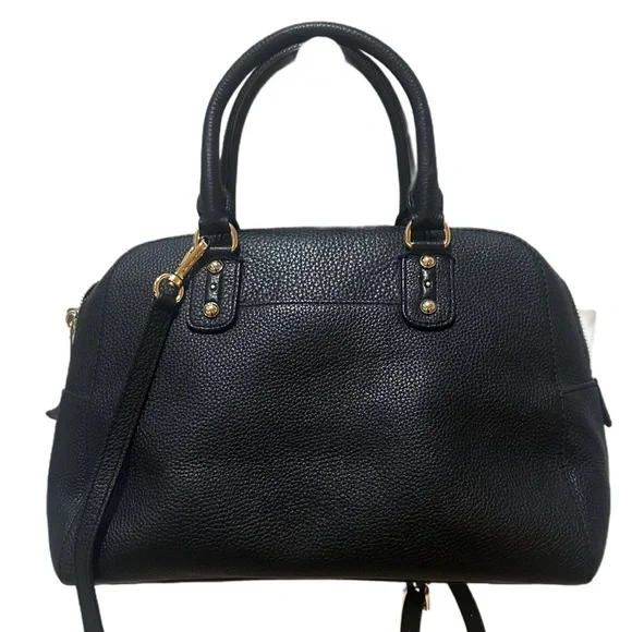 Michael Kors Black Satchel with Gold Details - Picture 10 of 10